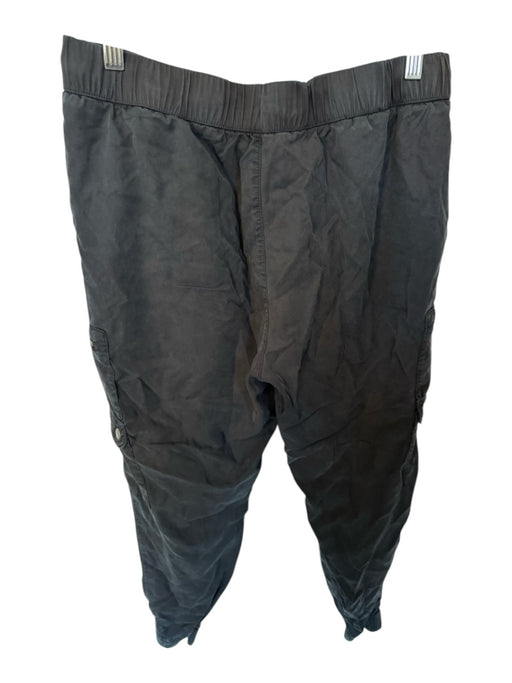 Banana Republic Size M Black Lyocell blend Cargo Pocket Drawstring Pants Black / M