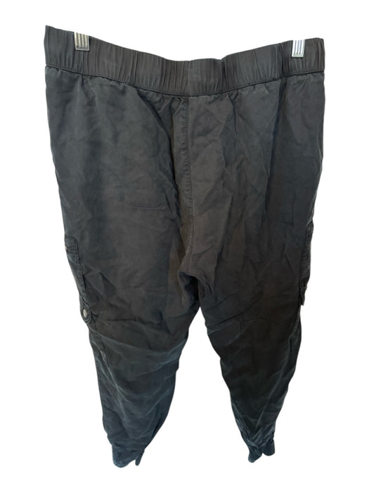 Banana Republic Size M Black Lyocell blend Cargo Pocket Drawstring Pants Black / M