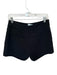 Marie Oliver Size 4 Black Polyester Side Zip Shorts Black / 4