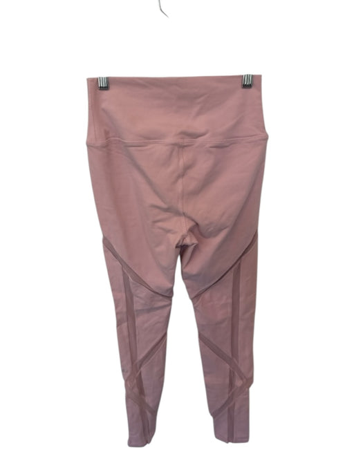 Alo Size M Blush Nylon Blend High Waist Mesh Detail Athletic Leggings Blush / M