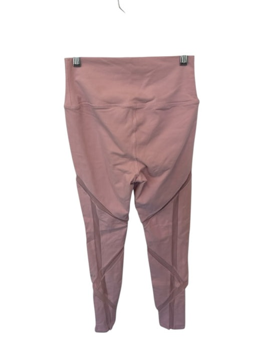 Alo Size M Blush Nylon Blend High Waist Mesh Detail Athletic Leggings Blush / M