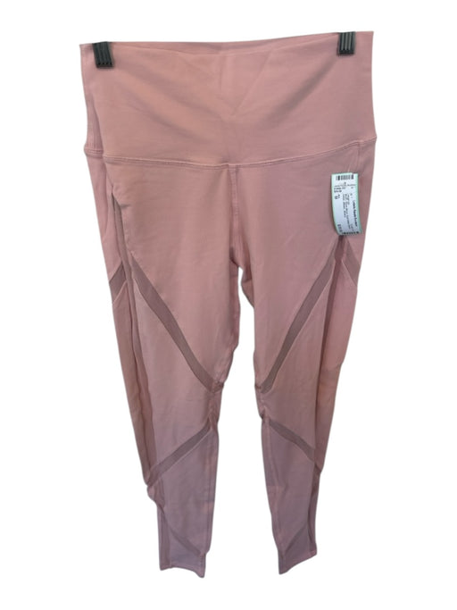 Alo Size M Blush Nylon Blend High Waist Mesh Detail Athletic Leggings Blush / M