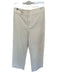 Marie Oliver Size 4 Cream Cotton High Waist Wide Leg Pants Cream / 4
