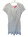 Lilly Pulitzer Size 4 White Polyester Short Sleeve Circles Lace Midi Dress White / 4