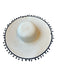 J. Crew Tan & black Paper Pom Pom Wide Brim Hat Tan & black / One Size