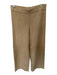 English Factory Size M Tan Elastic Waist Knit Wide Leg Pants Tan / M