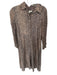 Tuckernuck Size S Tan & black Rayon Cheetah Print Collar Long Sleeve Dress Tan & black / S