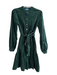 Draper James RSVP Size S Green Cotton & Spandex Micro Corduroy Long Sleeve Dress Green / S