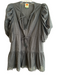 Farm Rio Size M Black 100% Cotton Swiss Dot V Neck Beaded Tassel Dress Black / M