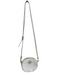 Tory Burch Cream Leather Pebbled Double T Logo Convertible Crossbody Bag Cream / Small