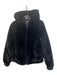 Marc New York Size XS Black Polyester Hood Front Zip Side Pocket Bomber Jacket Black / XS