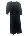 Veronica Beard Jeans Size S Black Cotton Blend Button Front Zip & Button Dress Black / S