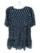 India Collection Emerson Fry Size XS/S Navy & white Cotton Short Sleeve Dress Navy & white / XS/S