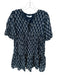 India Collection Emerson Fry Size XS/S Navy & white Cotton Short Sleeve Dress Navy & white / XS/S