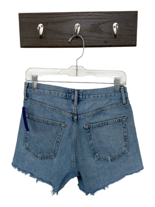Agolde Size 26 Light Wash Organic Cotton High Waist Button Fly Cut Off Shorts Light Wash / 26