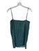 Faherty Size M Green & Blue Cotton Abstract Strappy Shift Mini Dress Green & Blue / M