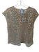 Peach & Parla Size S Tan & Rose Gold Polyester Mesh Overlay Sequins Slip Inc Top Tan & Rose Gold / S