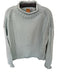 J. Crew Size S Mint Cotton Roll Neck Knit Long Sleeve Sweater Mint / S