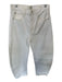 Frame Size 27 Off White Cotton High Waist Balloon Leg Jeans Off White / 27