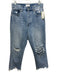 Pistola Size 28 Light Wash Cotton Denim High Rise Straight Leg Distressed Jeans Light Wash / 28