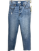 Pistola Size 25 Light Wash Cotton Denim High Waist Button Fly Straight Leg Jeans Light Wash / 25