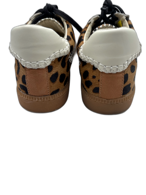 Dolce Vita Shoe Size 6.5 Brown, Black & White Leather Upper Pony Hair Sneakers Brown, Black & White / 6.5