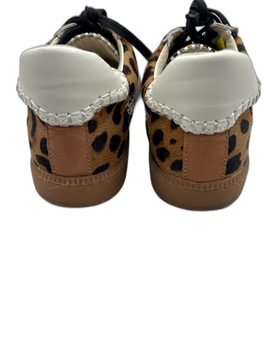 Dolce Vita Shoe Size 6.5 Brown, Black & White Leather Upper Pony Hair Sneakers Brown, Black & White / 6.5