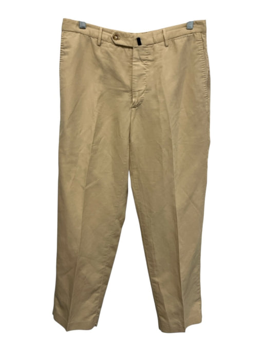 Incotex Size Est 28 Tan Cotton Blend Solid Dress Khakis Men's Pants Tan / Est 28