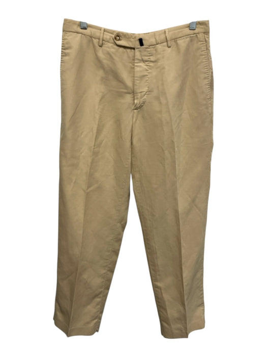Incotex Size Est 28 Tan Cotton Blend Solid Dress Khakis Men's Pants Tan / Est 28