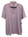 Holderness & Bourne Size L Purple Cotton Solid Polo Men's Short Sleeve Purple / L