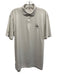 Peter Millar Size M White Synthetic Solid Polo Athleisure Men's Short Sleeve White / M