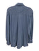 Johnnie O Size M Blue Cotton Blend Solid Button Up Men's Long Sleeve Shirt Blue / M