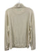 Masters Size M Off White Synthetic Solid Quarter Zip Men's Long Sleeve Shirt Off White / M