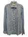 Holderness & Bourne Size L Blue & White Cotton Plaid Button Up Long Sleeve Shirt Blue & White / L