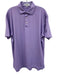 Peter Millar Size M Purple Synthetic Solid Athletic Polo Men's Short Sleeve Purple / M