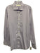 Holderness & Bourne Size L Purple & White Synthetic Plaid Long Sleeve Shirt Purple & White / L