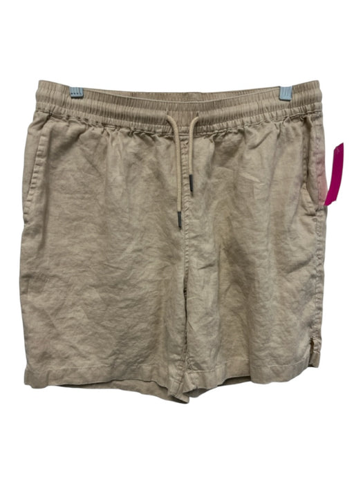 Quince Size M Tan Linen Solid Drawstring Men's Shorts Tan / M