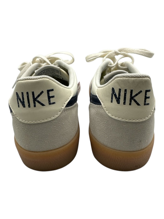 Nike Shoe Size 9 White & Blue Leather Solid Sneaker Men's Shoes White & Blue / 9