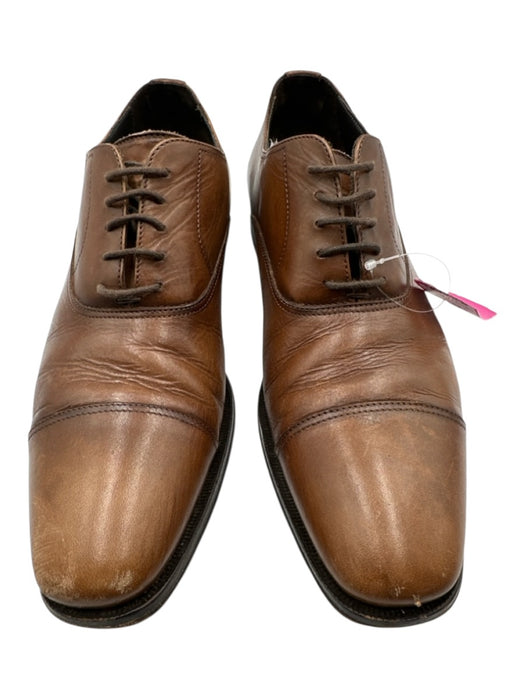 To Boot New York Shoe Size 8 AS IS Brown Leather Solid Lace Up Dress Men's Shoes Brown / 8