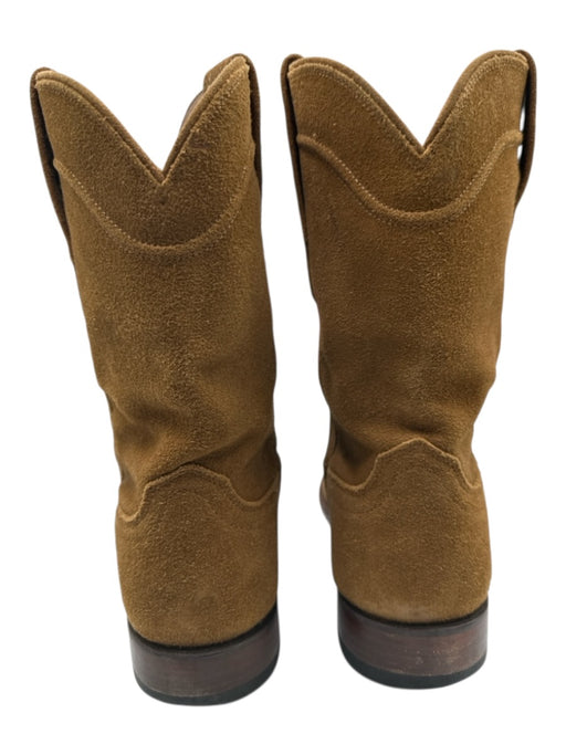 Tecovas Shoe Size 8.5 Beige Suede Solid Boot Cowboy Men's Shoes Beige / 8.5