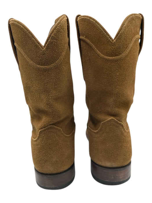 Tecovas Shoe Size 8.5 Beige Suede Solid Boot Cowboy Men's Shoes Beige / 8.5