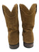 Tecovas Shoe Size 8.5 Beige Suede Solid Boot Cowboy Men's Shoes Beige / 8.5