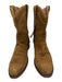 Tecovas Shoe Size 8.5 Beige Suede Solid Boot Cowboy Men's Shoes Beige / 8.5