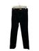 Nanette Lepore Size 2 Black Pockets Straight Leg Corduroy Belt Loops Pants Black / 2