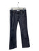 Habitual Size 27 Black Cotton Denim Acid Wash 4 Pocket Straight Leg Jeans Black / 27