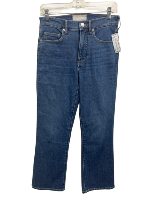 Everlane Size 26 Med Wash Cotton Denim Zip & Button High Rise 5 Pocket Jeans Med Wash / 26
