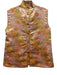 Buru Size XS Pink, Orange & Yellow Metallic Thread Floral Sleeveless Top Pink, Orange & Yellow / XS