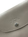 Longchamp Taupe Brown Coated Canvas Double Handle Snap Closure Zip Top Tote Bag Taupe Brown / L