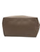 Longchamp Taupe Brown Coated Canvas Double Handle Snap Closure Zip Top Tote Bag Taupe Brown / L