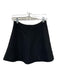 Hyacinth House Size Small Black Nylon Blend Knit Flare Side Zip Skirt Black / Small